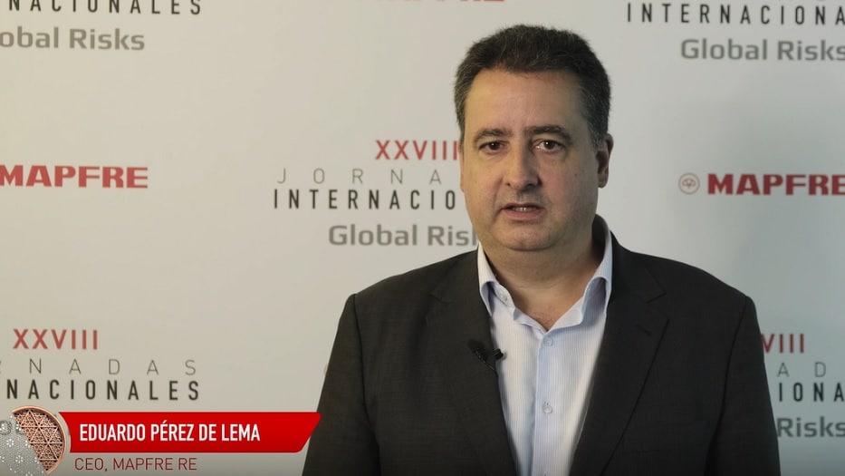 Video entrevista Eduardo Pérez de Lema nos fala sobre as políticas de sustentabilidade da MAPFRE RE e o impacto da crise global no mundo do Resseguro