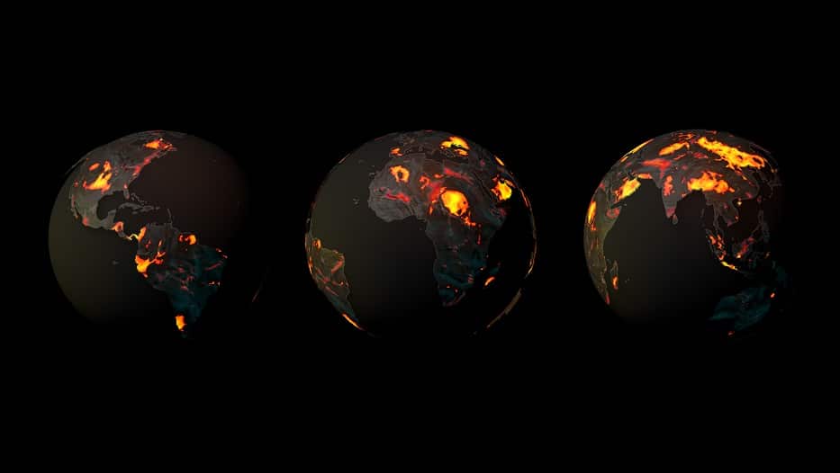 Prevenção e gerenciamento de incêndios a partir do espaço