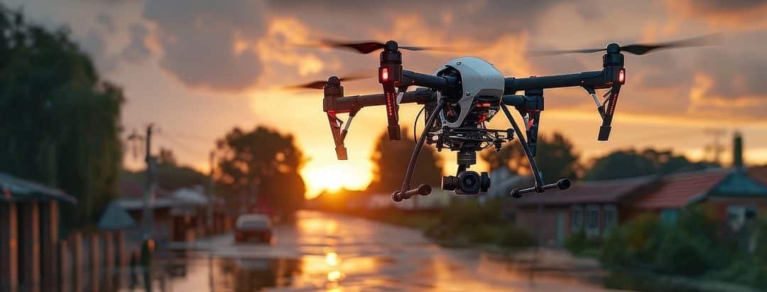 Drones e satélites: avaliação de danos em áreas afetadas