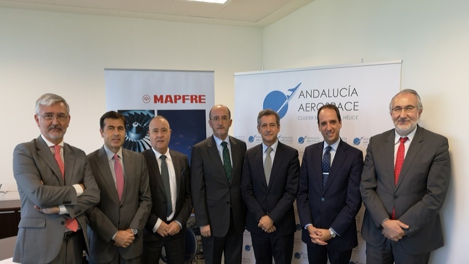 A MAPFRE assina um acordo de colaboração com a Andalucía Aerospace, Cluster Empresarial Hélice